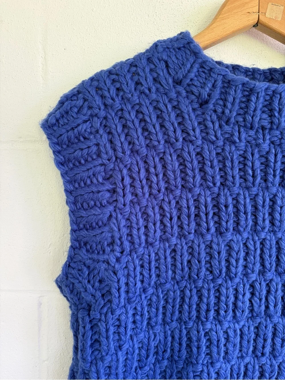 English Factory - Chunky Knit Sleeveless Sweater